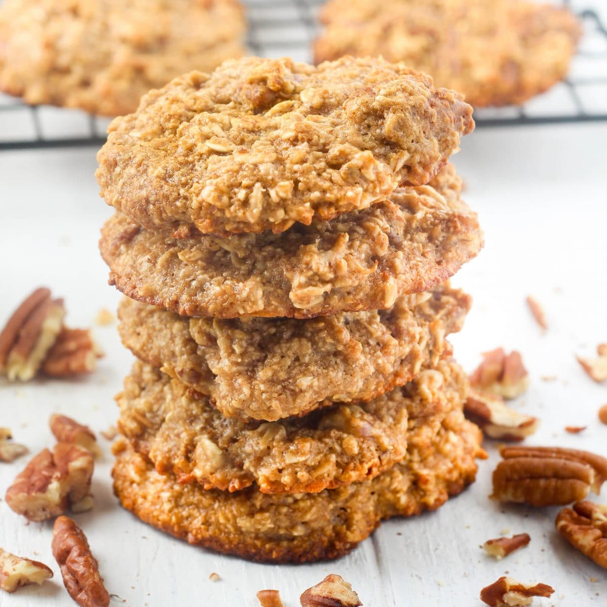 Oatmeal Pecan Praline Cookies